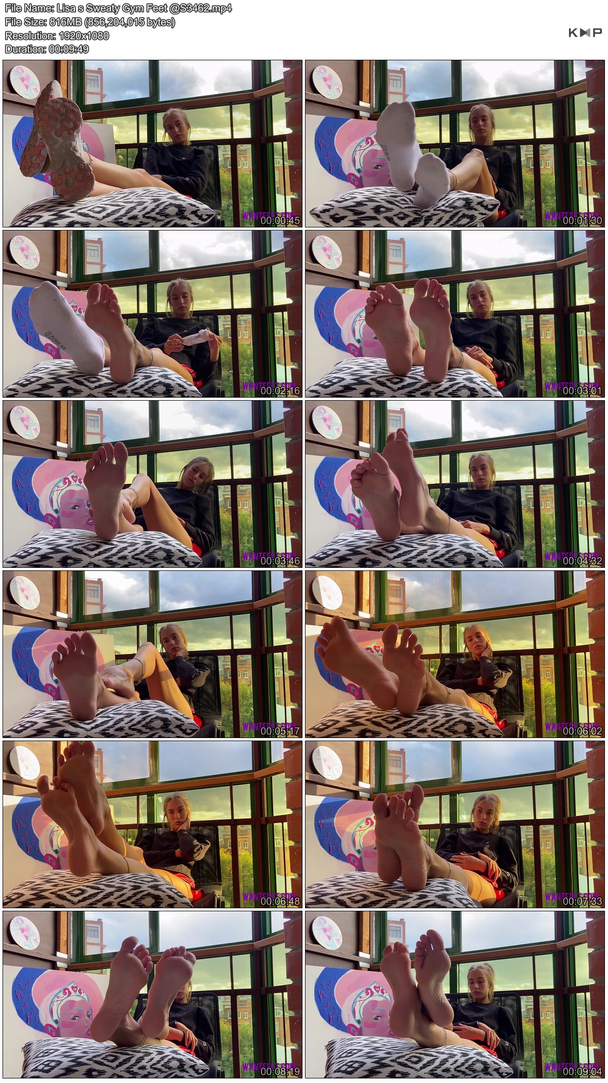Lisa s Sweaty Gym Feet @S3462.JPG