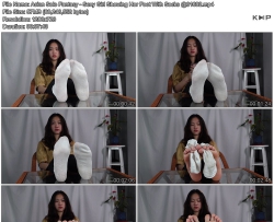Asian Sole Fantasy - Sexy Girl Showing Her Feet With Socks
