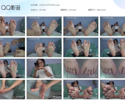 【南国足艺】模特彭彭超性感美脚诱惑挠脚心，脚底搓脚底的动作绝了！ 4K
